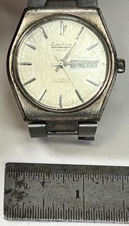 Swiss Armitron Silver Tone Automatic Wrist Watch 