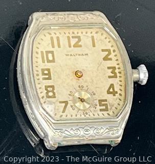 Antique Waltham 14k Gold Filled 7 Jewel Wrist Watch. 