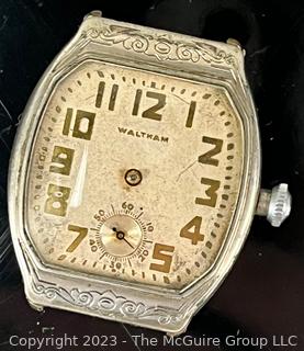 Antique Waltham 14k Gold Filled 7 Jewel Wrist Watch. 