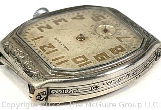 Antique Waltham 14k Gold Filled 7 Jewel Wrist Watch. 