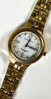 Ladies Gold Tone Liz Claiborne Wrist Watch