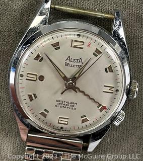 Alsta Bellette Wrist Alarm Incabloc AlstaFlex Wristwatch