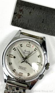 Alsta Bellette Wrist Alarm Incabloc AlstaFlex Wristwatch