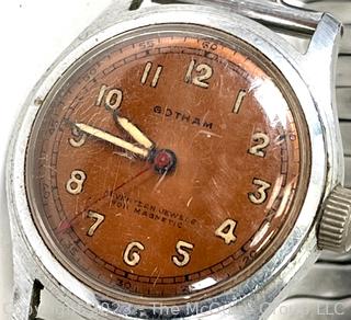 Gotham 17 Jewel Wrist Watch with Bronze Toned Dial