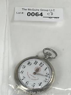 Russian Pocket Watch. Movement shown in photo Gallery. 