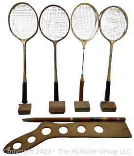 Badminton Racquets and Hosiery Drying Rack