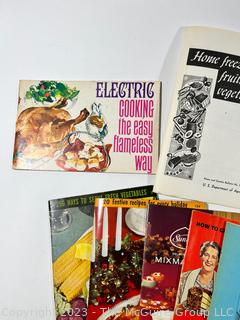 Collection of Vintage Recipe Booklets and Promotional Books