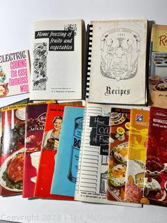 Collection of Vintage Recipe Booklets and Promotional Books