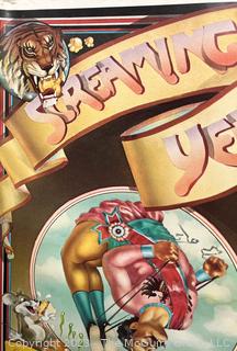 Screaming Yellow Zonkers Giant Circus Poster.  25 x 47"