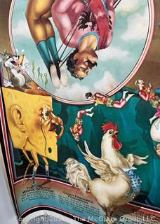 Screaming Yellow Zonkers Giant Circus Poster.  25 x 47"