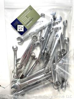 Large Assortment of Wrenches by Various Manufacturers.  See more detail in the photo gallery. 