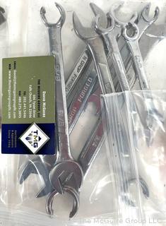 Large Assortment of Wrenches by Various Manufacturers.  See more detail in the photo gallery. 