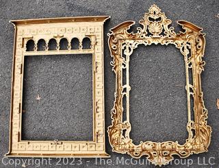 Two (2) Neo Classical Style Plastic Wall Frames.  