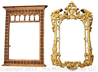 Two (2) Neo Classical Style Plastic Wall Frames.  