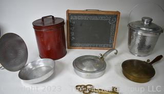 Crumb Catchers, Chalk Board Toy, Ice Bucket, Etc