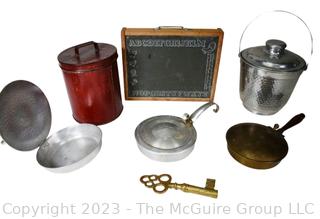 Crumb Catchers, Chalk Board Toy, Ice Bucket, Etc