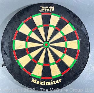 Vintage Dart Board.  18" diameter