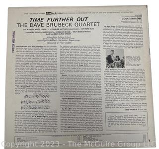 Jazz Vinyl Record Album 33 1/3 RPM: Dave Brubeck Quartet (1971) - Time Further Out - Columbia   CS 8490

