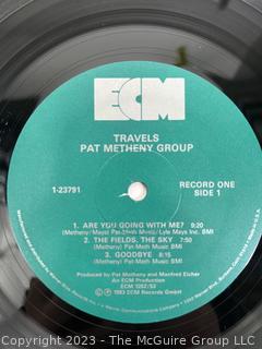 Jazz Vinyl Record Album 33 1/3 RPM: Pat Metheny Group (1983) - Travels - 2Lp - ECM  ECM-1-23791

