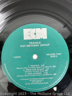 Jazz Vinyl Record Album 33 1/3 RPM: Pat Metheny Group (1983) - Travels - 2Lp - ECM  ECM-1-23791

