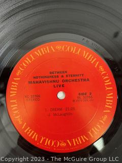 Jazz Vinyl Record Album 33 1/3 RPM: Mahavishnu Orchestra (1973) - Between Nothingness & Eternity - Columbia   KC 32766

