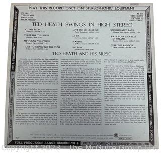 Jazz Vinyl Record Album 33 1/3 RPM: Ted Heath (1958) - Swings In High Stereo - London   PS 140

