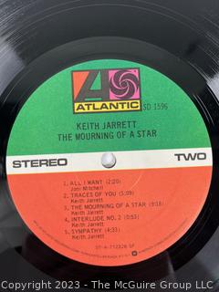 Jazz Vinyl Record Album 33 1/3 RPM: Keith Jarrett (1971) - The Mourning Of A Star - Atlantic   SD 1596

