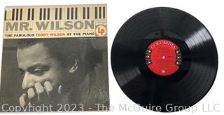 Jazz Vinyl Record Album 33 1/3 RPM: Teddy Wilson (1955) - Mr. Wilson At The Piano - Columbia   CL 748

