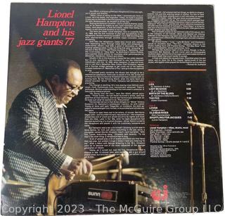 Jazz Vinyl Record Album 33 1/3 RPM: Lionel Hampton (1977) - And His Jazz Giants - Classic Jazz   CJ 136

