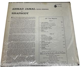 Jazz Vinyl Record Album 33 1/3 RPM: Ahmad Jamal (1965) - Rhapsody - Cadet   LPS 764

