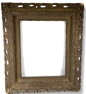 Baroque Revival Giltwood Carved Frame.  26" x 30".
