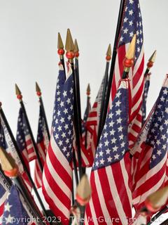 Historical US Flag Desk Top Display 