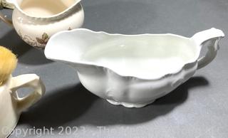 Group of Porcelain And Glass Items Including Shaving Mug