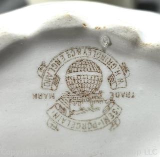 Group of Porcelain And Glass Items Including Shaving Mug