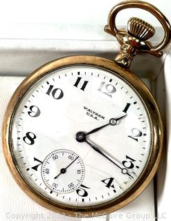 Men's Waltham Pocket Watch 15 Jewel SN# 2746564 with 20 year Waltham Gold filled Case