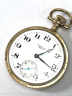 Men's Waltham Pocket Watch 15 Jewel SN# 2746564 with 20 year Waltham Gold filled Case