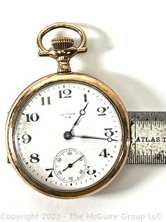 Men's Waltham Pocket Watch 15 Jewel SN# 2746564 with 20 year Waltham Gold filled Case