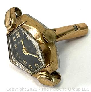 Single Benrus Gold Filled Watch Cuff Link. 