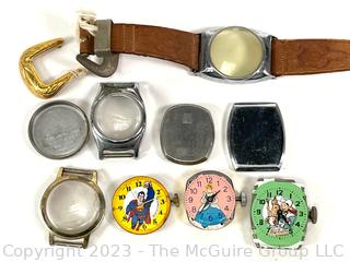 Three (3) Wrist Watches including Superman and Roy Rogers 