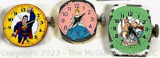 Three (3) Wrist Watches including Superman and Roy Rogers 