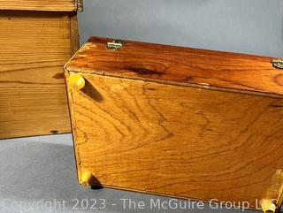 Four (4) Wood Boxes and Crates.