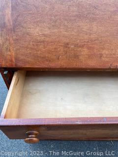 Three (3) Drawer Slant Front Secretary Desk.  31" x 41" x 16"