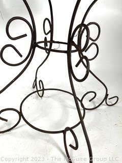 Vintage Bent Wire Plant Stand