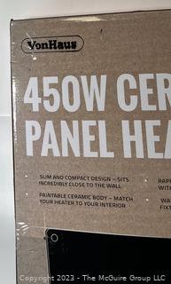 NIB Plug in Ceramic Wall Heater 24 x 24"