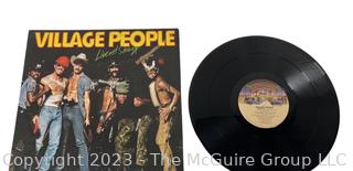 Classic Rock Vinyl Record Album: Village People - Live And Sleazy - Casablanca Records, 1979.