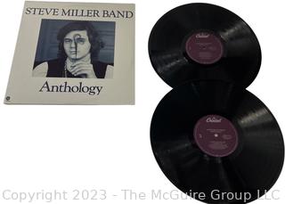 Classic Rock Vinyl Record Album: Steve Miller Band (1972) - Anthology - 2Lp - Capitol Records SVBB-11114 