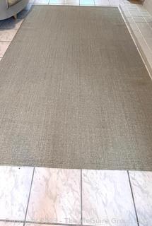 Sisal Rug. Measures 72" x 108"