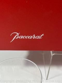 Set of Six (6) Baccarat Nancy Highball Glasses with Box.  