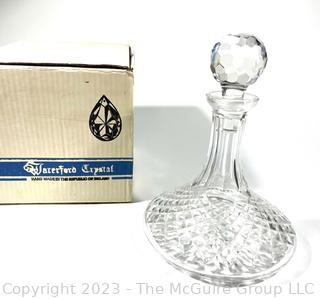 Waterford Crystal Decanter With Box. 9 1/2"T