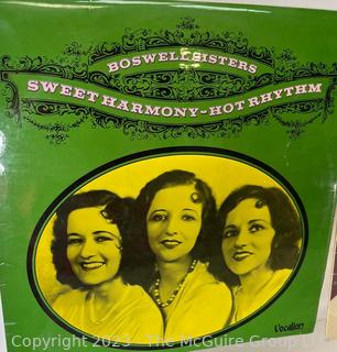 Four (4) Vintage Vinyl Record Albums: Edie Gorme; Boswell Sisters; etc